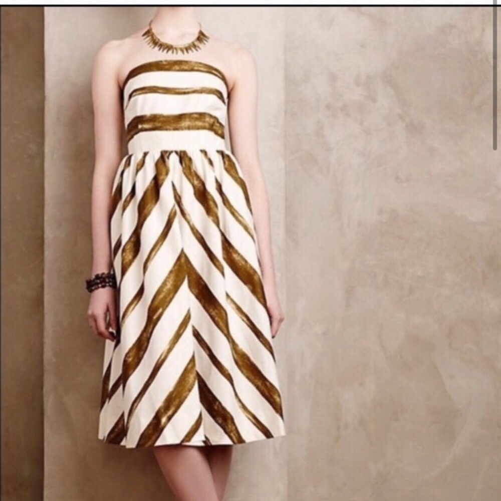 Paint Stripe Dress--Moulinette Soeurs